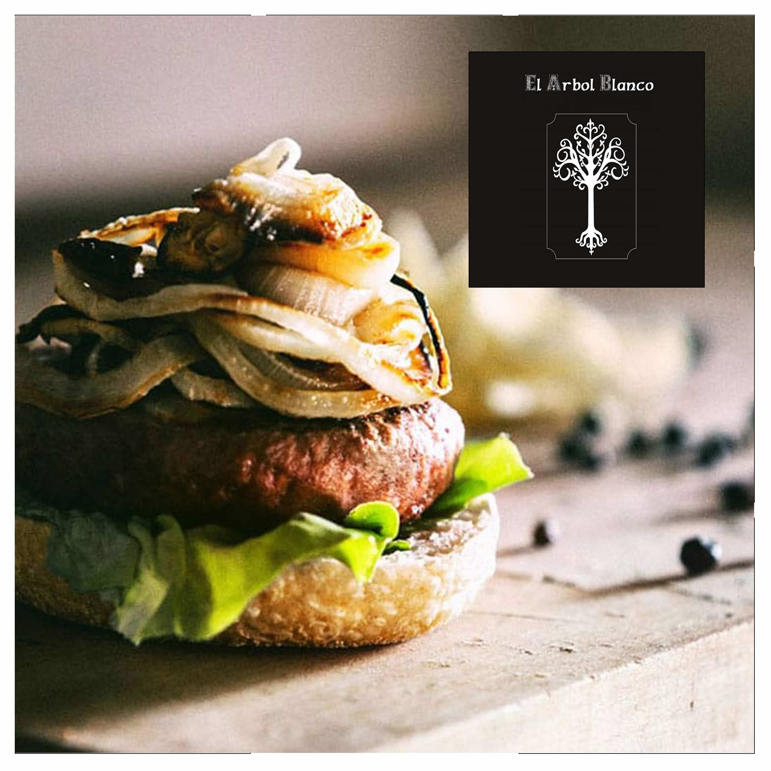 collage arbol blanco